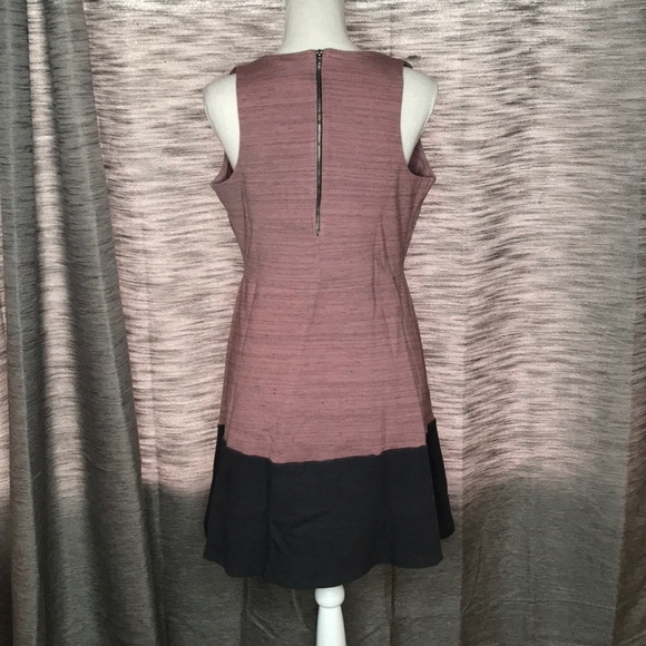 Dolan Mauve Gray and Black sleeveless Rayon T Shirt Dress X- LARGE - Picture 2 of 9